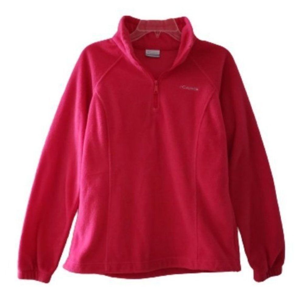 Columbia ¼ Zip Pullover Pink Size Large